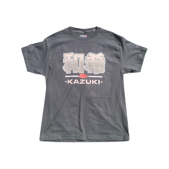 Kazuki Kanji Tee; S-XL, 100% ring-spun cotton, available in black & white - Picture 3 of 4